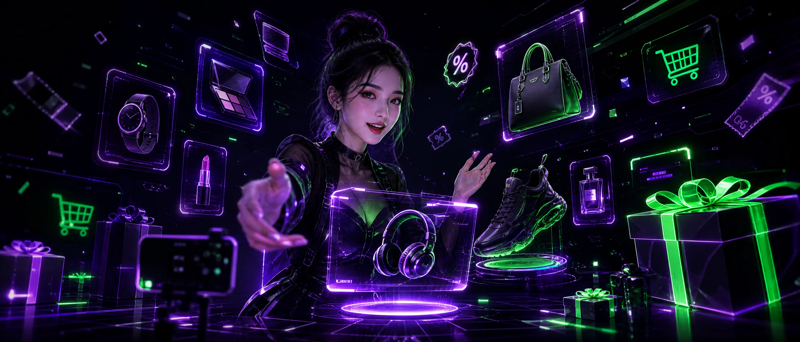 成人动漫 - 电竞直播互动站狂欢购物节直播专场